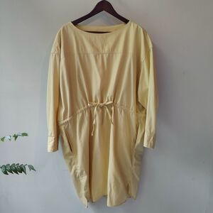 Uniqlo U Le Maire Yellow Oversized Tunic Dress L